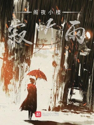 阁夜小楼寂听雨
